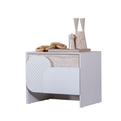 Ralfah Night Stand - Beige