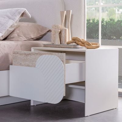 Ralfah Night Stand - Beige