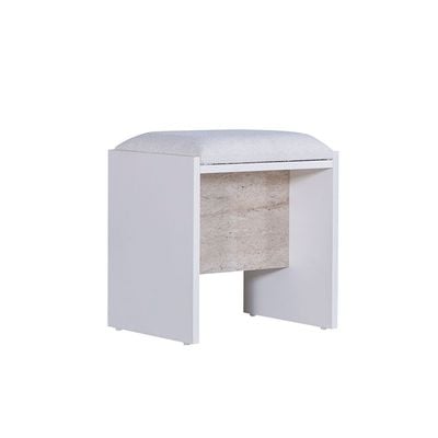 Ralfah Dresser with Mirror and Stool -Beige