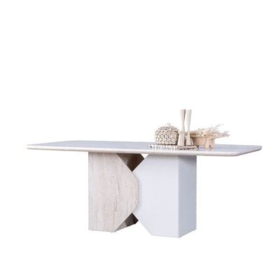 Ralfah 1+6 Dining Set -Beige