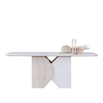 Ralfah 1+6 Dining Set -Beige