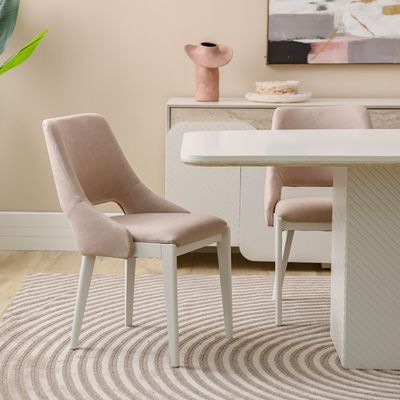 Ralfah 1+6-Seater Dining Set - Beige - With 2-Year Warranty