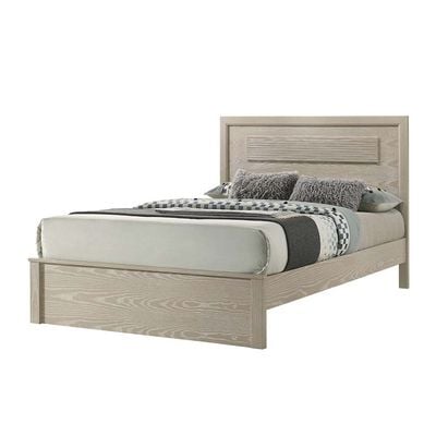 Ryan 150x200 Queen Bed - Antique Grey Ash Veneer - With 2-Year Warranty