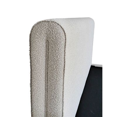 سرير نابولي كينج مبطن 180×200 سم - بيج