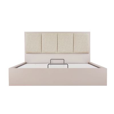 Cardano 180 X 200 King Bed w/ Hydraulic Underbed Storage- Champagne