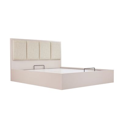 Cardano 180 X 200 King Bed w/ Hydraulic Underbed Storage- Champagne