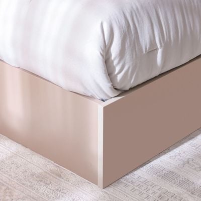 Cardano 180 X 200 King Bed w/ Hydraulic Underbed Storage- Champagne