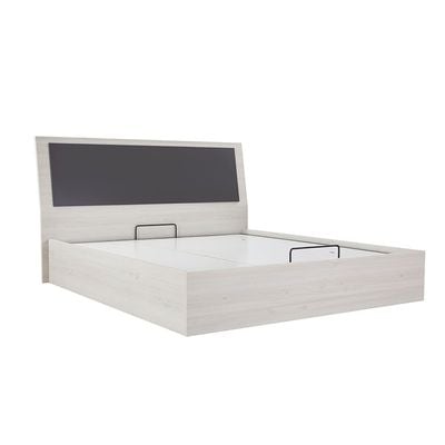 Pletora 180 X 200 King Bedroom Set w/  LED Lights - Grey oak