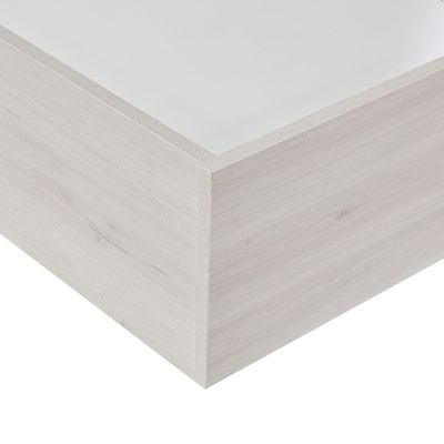 Pletora 180 X 200 King Bed w/  LED Lights - Grey oak