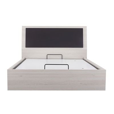 Pletora 150 X 200 Queen Bed w/  LED Lights - Grey oak