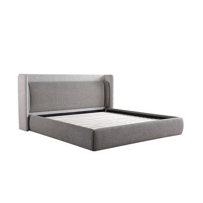 Ultima 150x200 Upholstered Queen Bed - Grey - With 2-Year Warranty