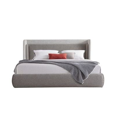 Ultima 150x200 Upholstered Queen Bed - Grey - With 2-Year Warranty