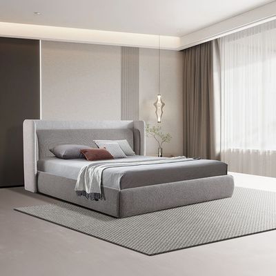 Ultima 180x200 Upholstered King Bed - Grey - With 2-Year Warranty