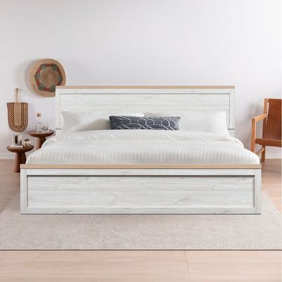 Cambridge 160X200 Queen Bedroom Set-Oak & White Oak