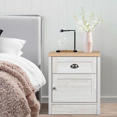 Cambridge 160X200 Queen Bedroom Set-Oak & White Oak