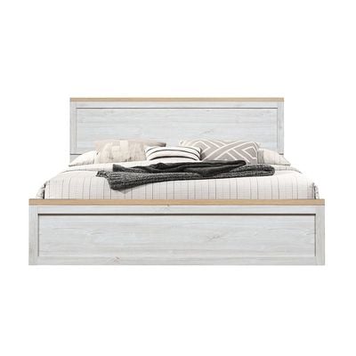 Cambridge 160X200 Queen Bed-Oak & White Oak