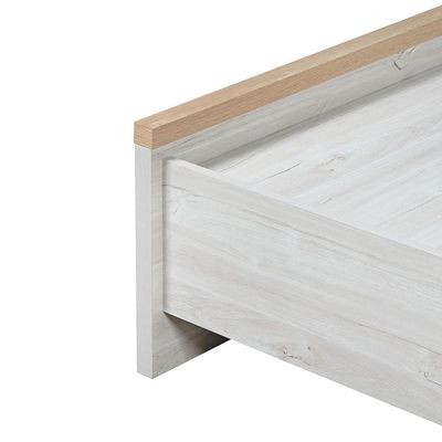 Cambridge 180X200 King Bed-Oak & White Oak