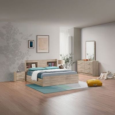 Supreme 180x200 King Bedroom Set-French Sonoma Oak