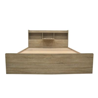 Supreme 160x200 Queen Bed - French Sonoma Oak - With 2-Year Warranty