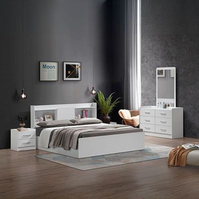 Supreme 180x200 King Bedroom Set-White