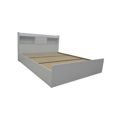 Supreme 180x200 King Bed - White - With 2-Year Warranty