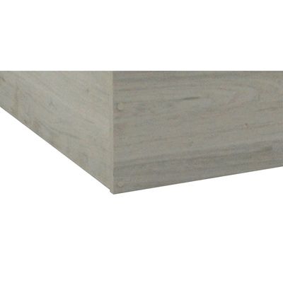 Zenith 180x200 King Bed with USB - White Oak/Cement - With 2-Year Warranty