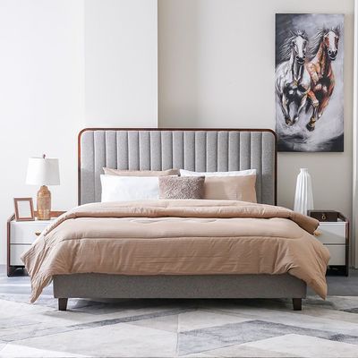 Adeline 180x200 King Bed - Brown - With 2-Year Warranty