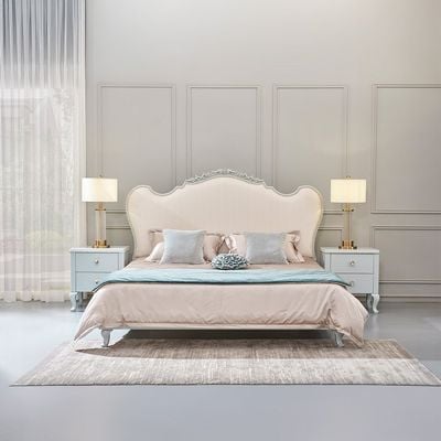 Bluebell 200x200 Super King Bed  - Light Blue - With 2-Year Warranty