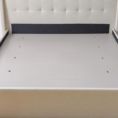 Supreme Twix 160X200 Upholstered Bed-Beige