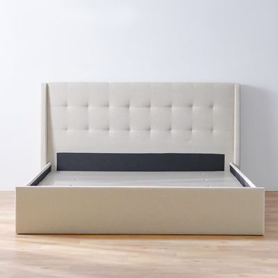 Supreme Twix 160X200 Upholstered Bed-Beige