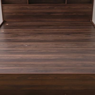 Gamorah 180X200 King Bed Set+1 Nightstand+Dresser/Mirror & Stool-Columbia Dark Brown
