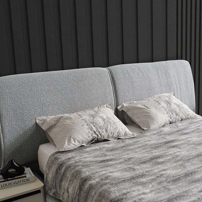 Jehangir 180X200 Upholstered King Bed - Grey