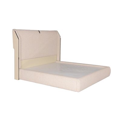 Mulligan 180X200 Upholstered King Bed - Beige/Khaki