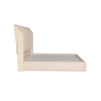 Mulligan 180X200 Upholstered King Bed - Beige/Khaki