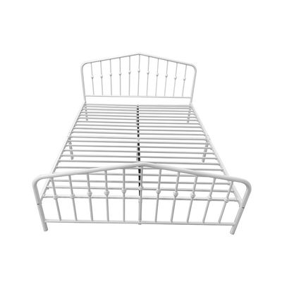 Bella Apex 160x200 Metal Queen Bed-White