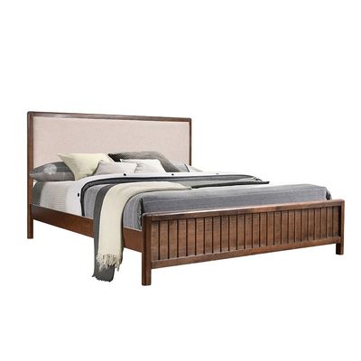 Tahiti 160X200 King Bed - Dark Walnut