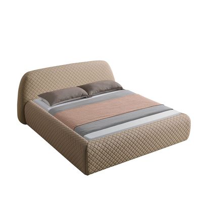 Michael 180x200 Upholstered King Bed - Brown
