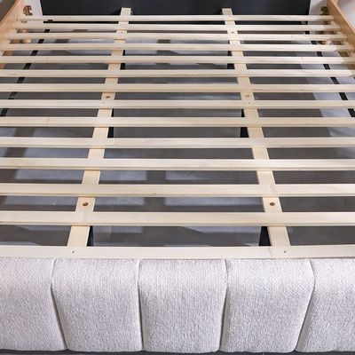 Avalon 160x200 Queen Bed W/Upholstered Headboard-Pearl