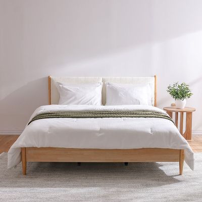 Anchor 180x200 King Bed W/Upholstered Headboard-Natural