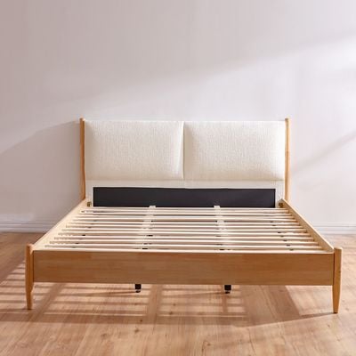 Anchor 180x200 King Bed W/Upholstered Headboard-Natural