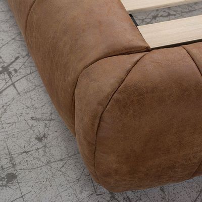 Aragon 150X200 platform Queen Bed - Caramel