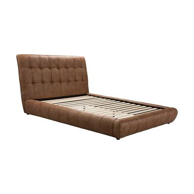 Aragon 180X200 platform King Bed - Caramel