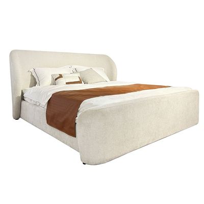 Orion 160x200 Upholstered Queen Bed - Beige