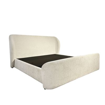 Orion 180x200 Upholstered King Bed - Beige