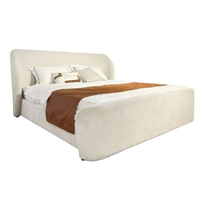 Orion 180x200 Upholstered King Bed - Beige