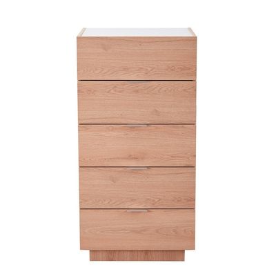 Float 160X200 Floating Bedroom Set With Mobile Holder & Wireless Charger-Natural Oak & Grey