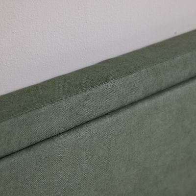 Olive 160x200 Upholstered Queen Bed-Olive Green