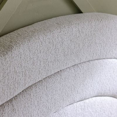 Dreamscape 180x200 Upholstered King Bed-Light Beige