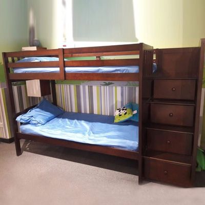 Yana Bunk Bed - Mahogany