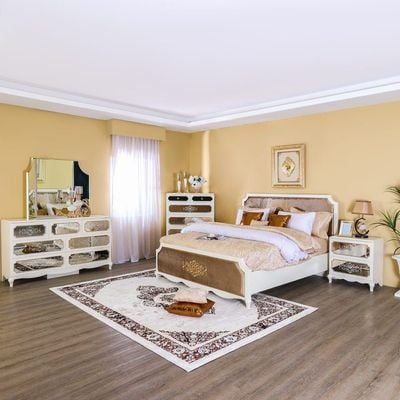 ألينا - طقم غرفة نوم - حجم كبير - مقاس 180 × 200
